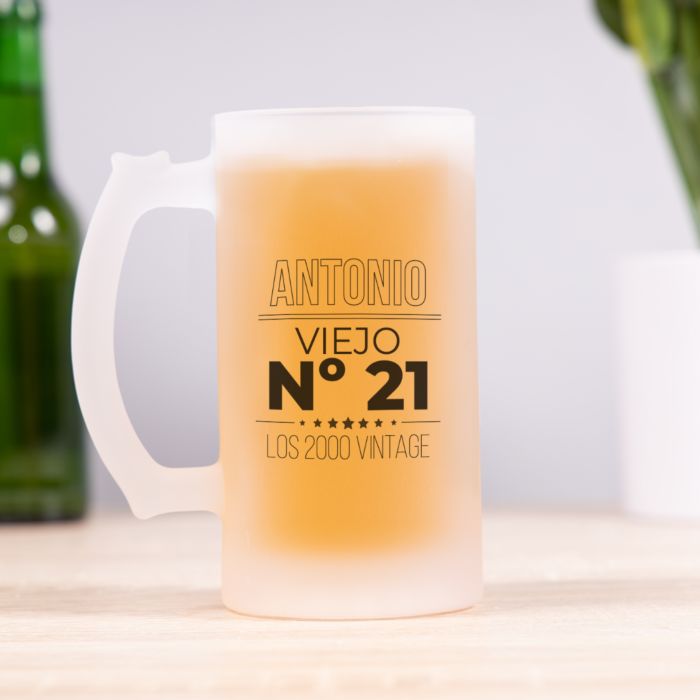 Jarra de cerveza de cumpleaños 
