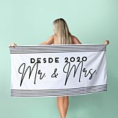 Toalla personalizable con diferentes fondos