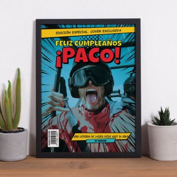 Póster personalizado con texto y foto en estilo cómic - Design