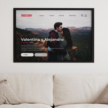 Póster personalizado estilo Netflix